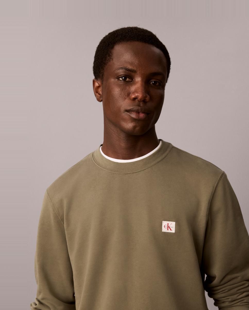 Sweatshirt com Logótipo Verde-3
