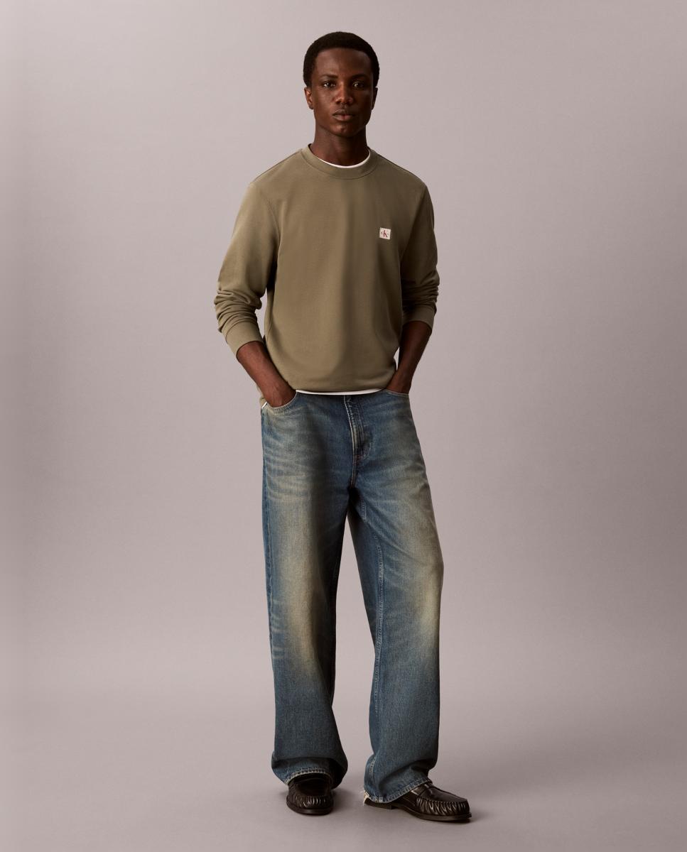Sweatshirt com Logótipo Verde-5