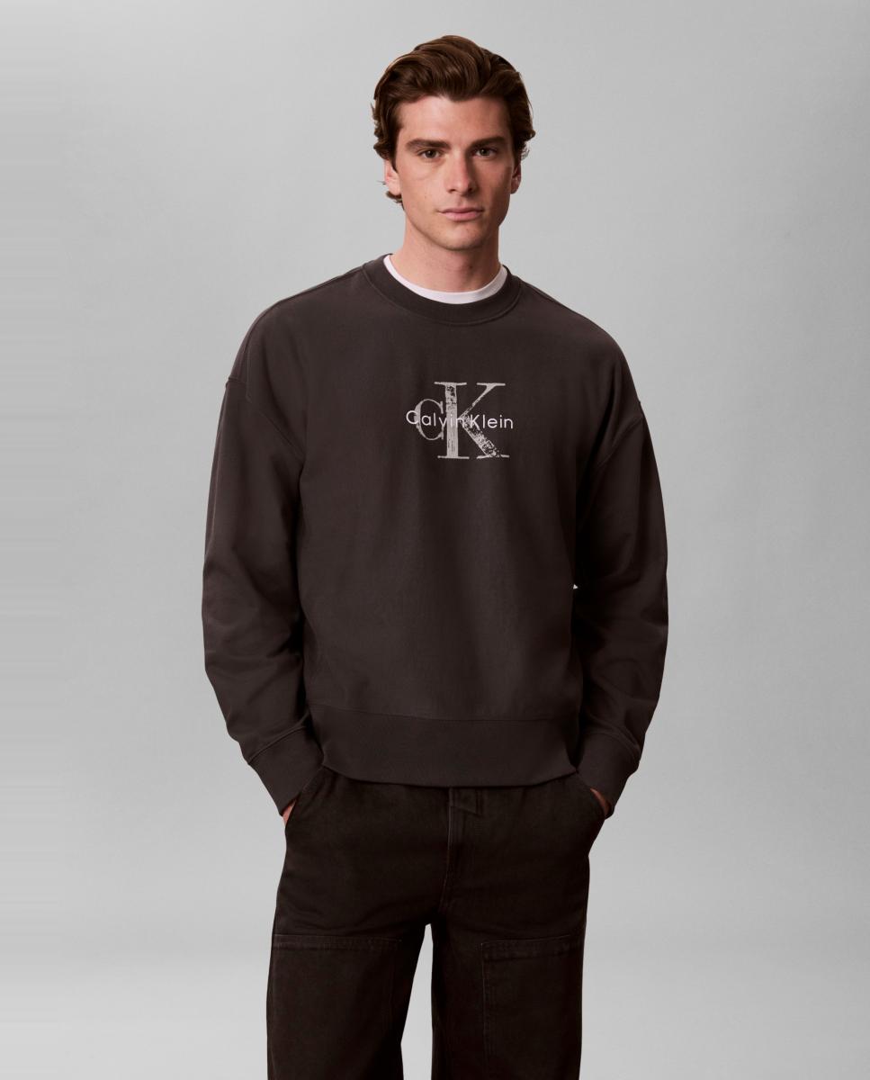 Imagen 0 de Sudadera Hombre premium con monologo pintado Gris oscuro