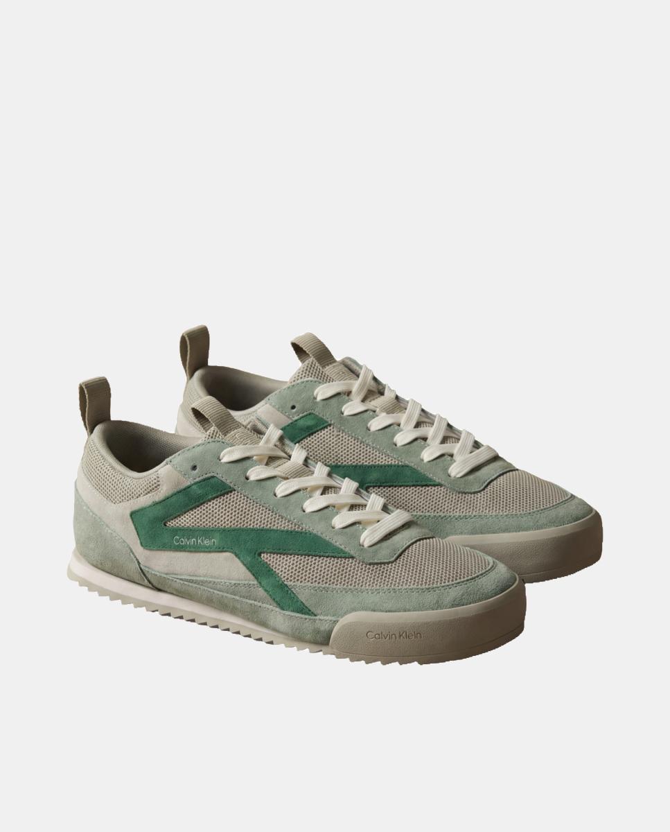 Zapatilla Hombre Runner con gráfico - Calvin Klein Jeans - Gris Gris-3