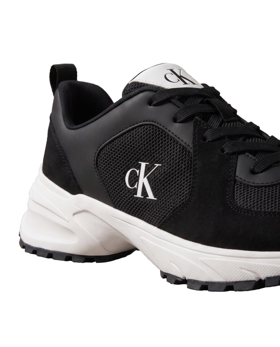 Zapatilla Hombre hiking mesh con cordones - Calvin Klein Jeans - Negro Negro-6