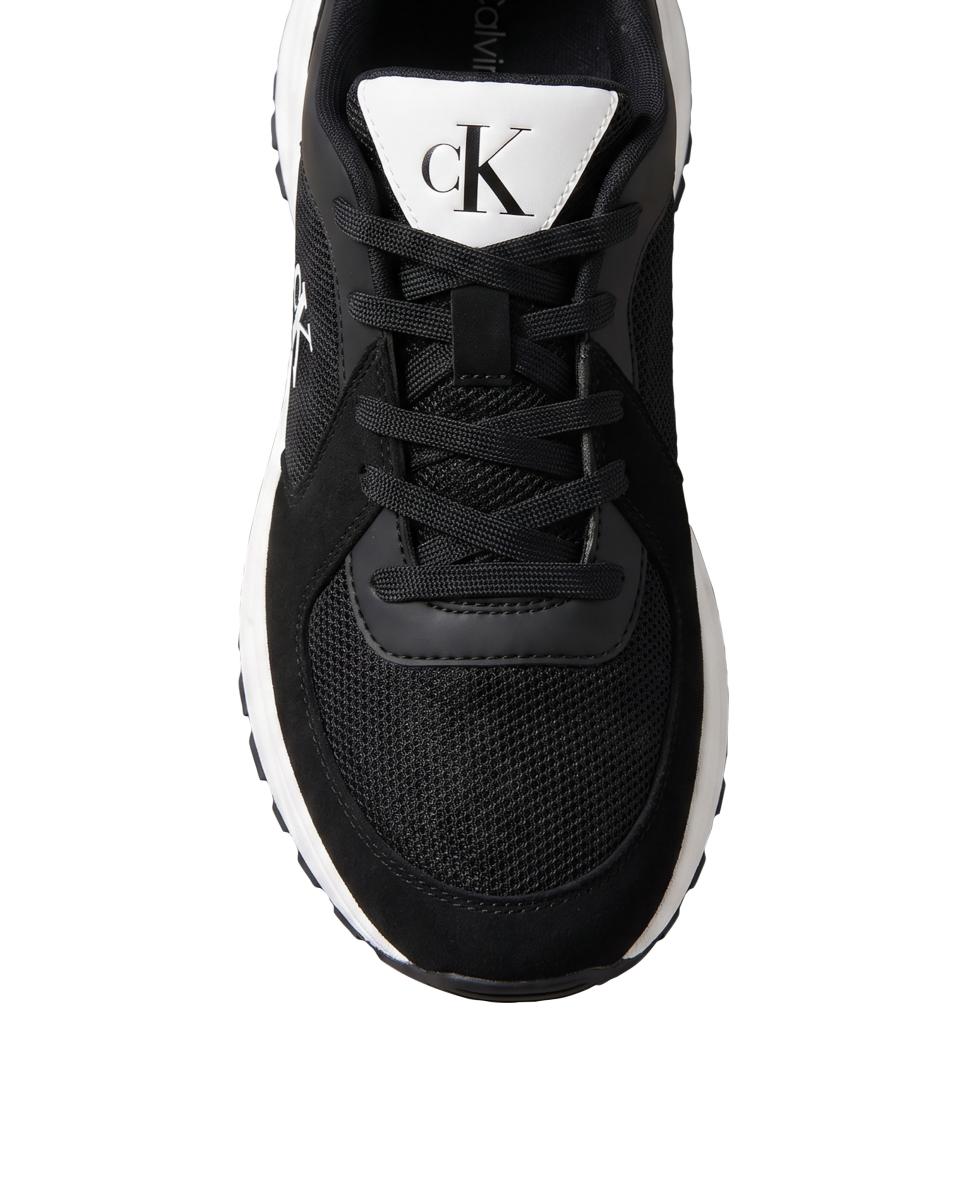Zapatilla Hombre hiking mesh con cordones - Calvin Klein Jeans - Negro Negro-7