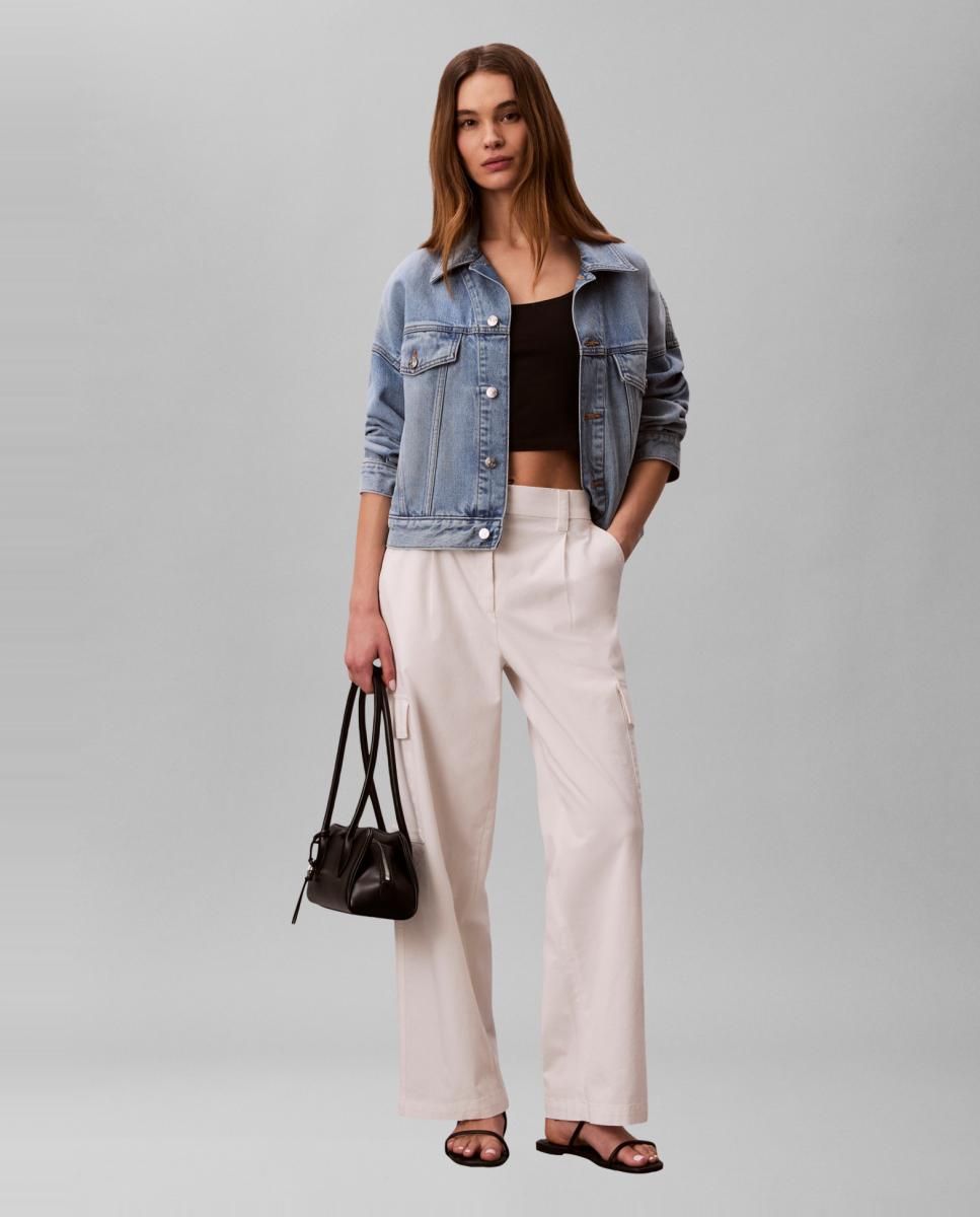 Calvin Klein Jeans - Pantalón Mujer estilo cargo.