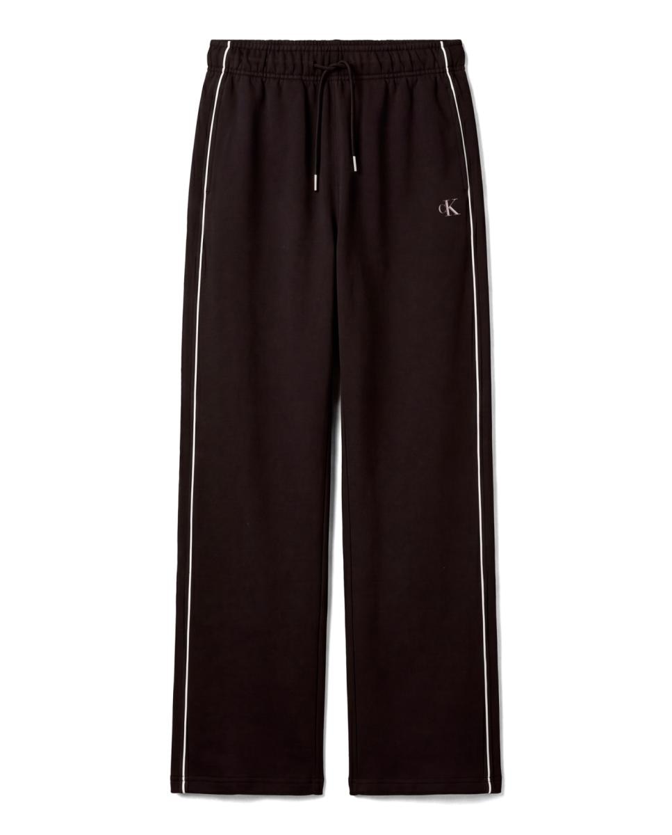 Pantalón de mujer monogram terry - Calvin Klein Jeans - Negro Negro-7