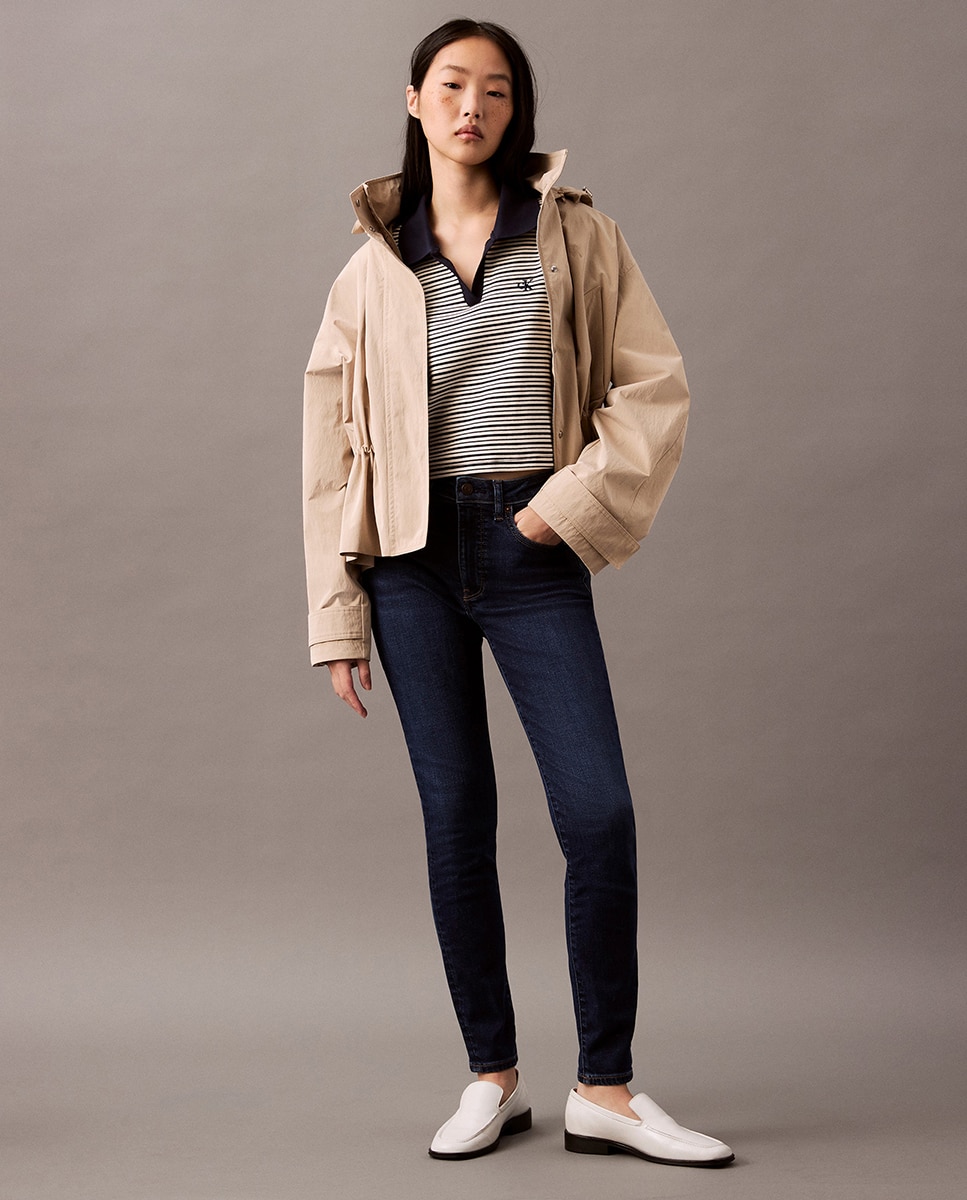 Imagem 0 de Jeans Skinny de Cintura Média