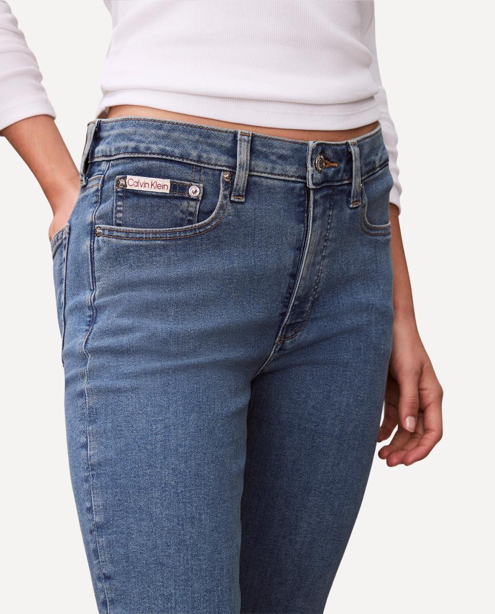Jeans Skinny Mid Rise Azul-4