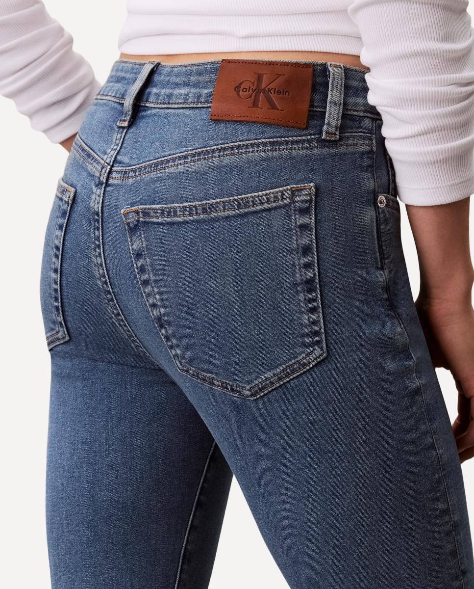 Jeans Skinny Mid Rise Azul-5