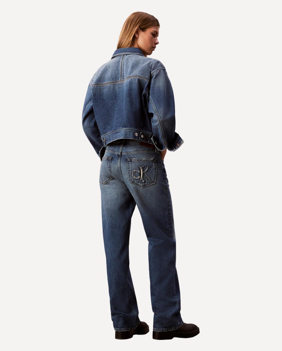Jeans Straight 90S Azul-3
