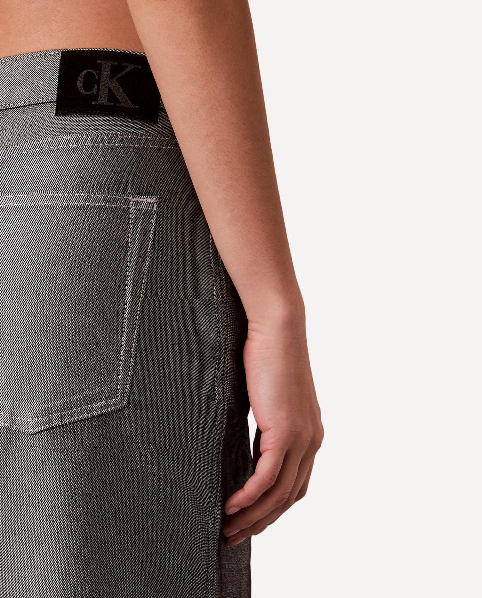 Jeans Barrel Fit Cinzento-4