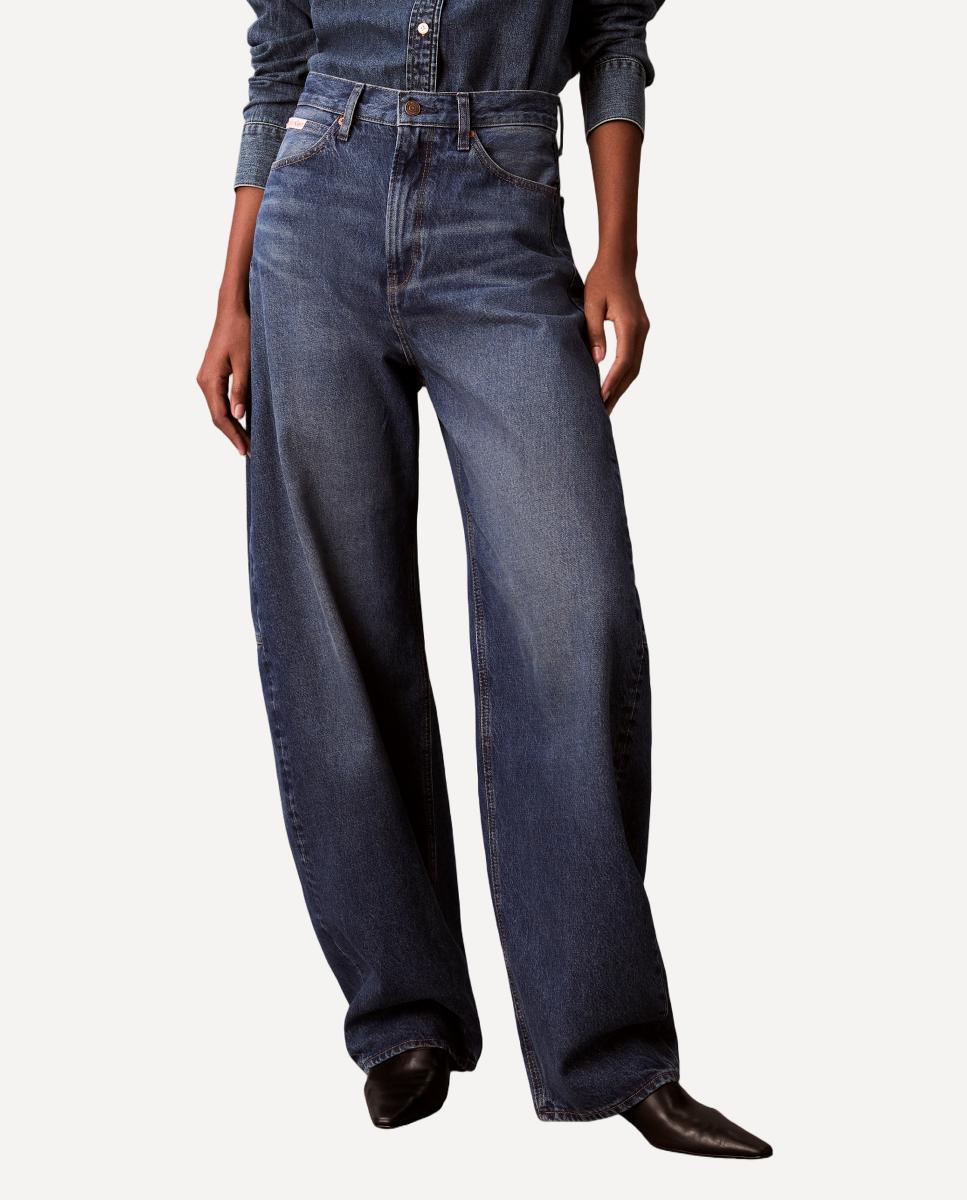 Jeans Barrel Fit Extremo Azul-2