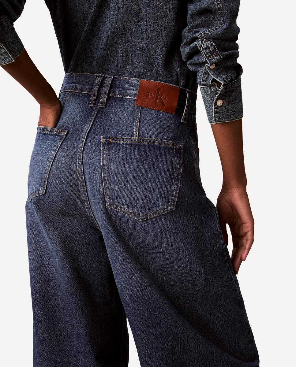 Jeans Barrel Fit Extremo Azul-4