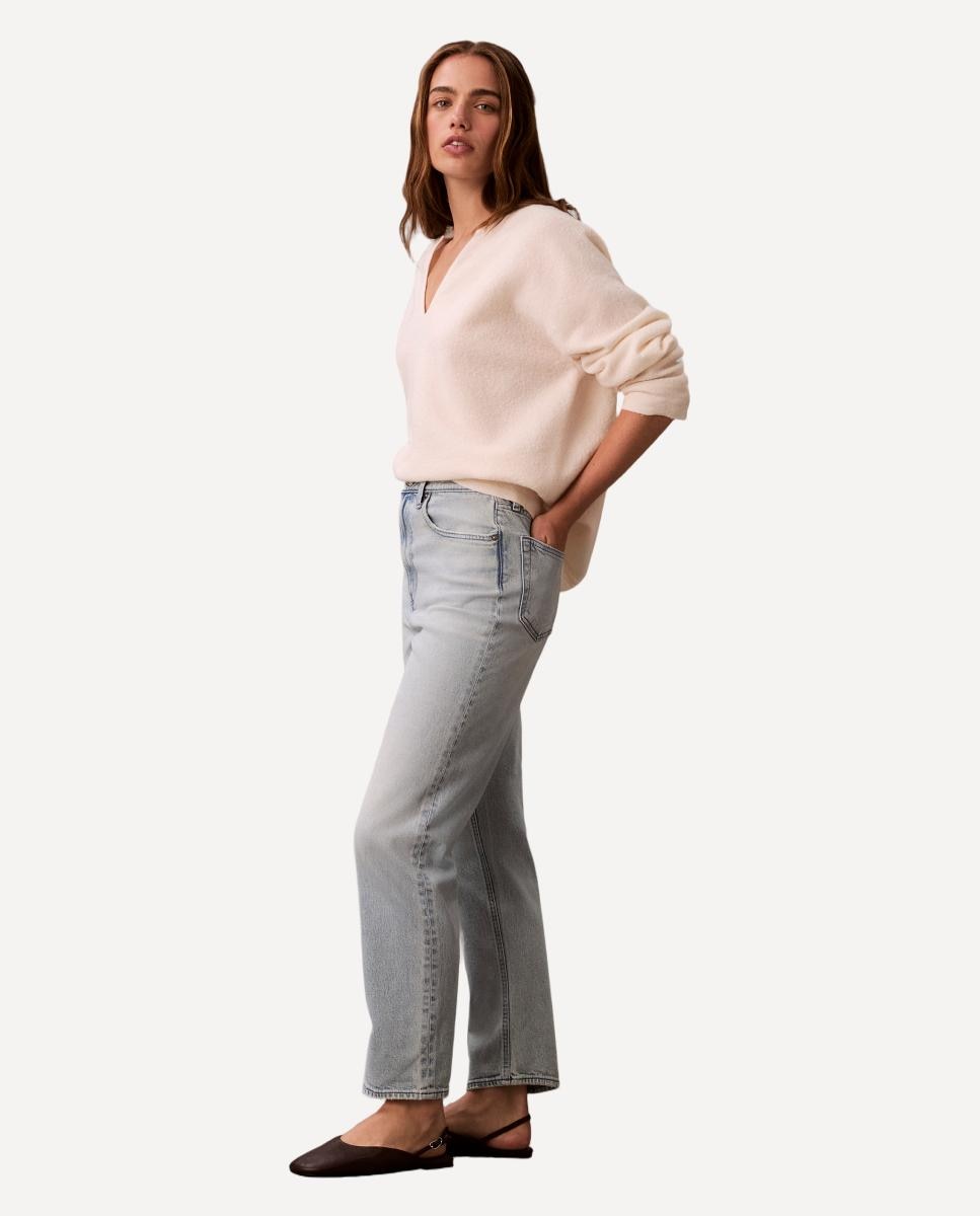 Jeans Taper Cinzento-2