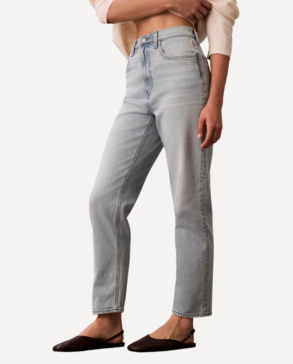 Jeans Taper Cinzento-3
