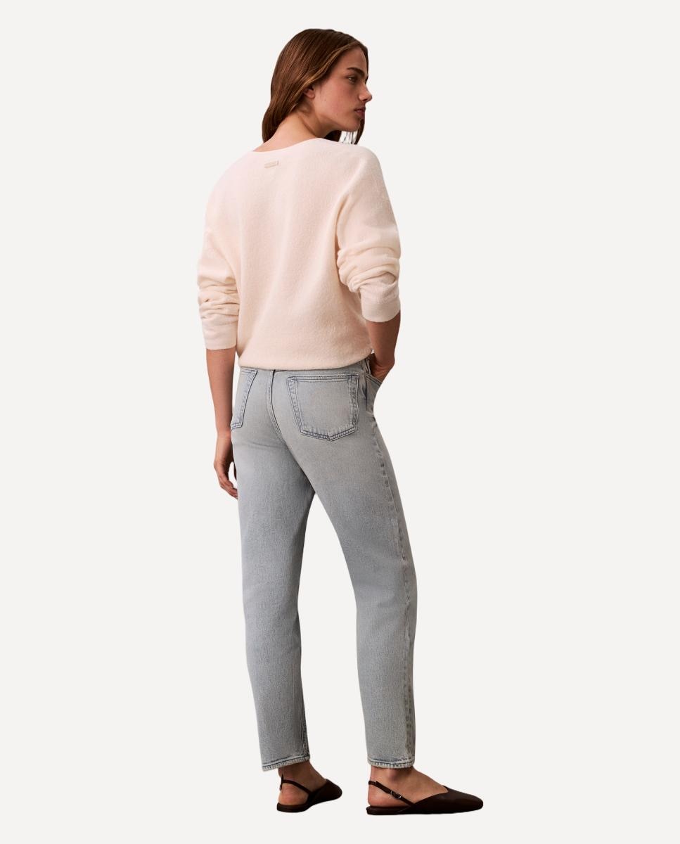 Jeans Taper Cinzento-5