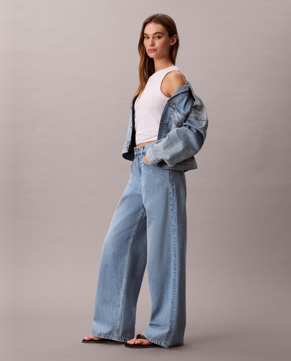 Jeans de Perna Larga Azul-claro-2