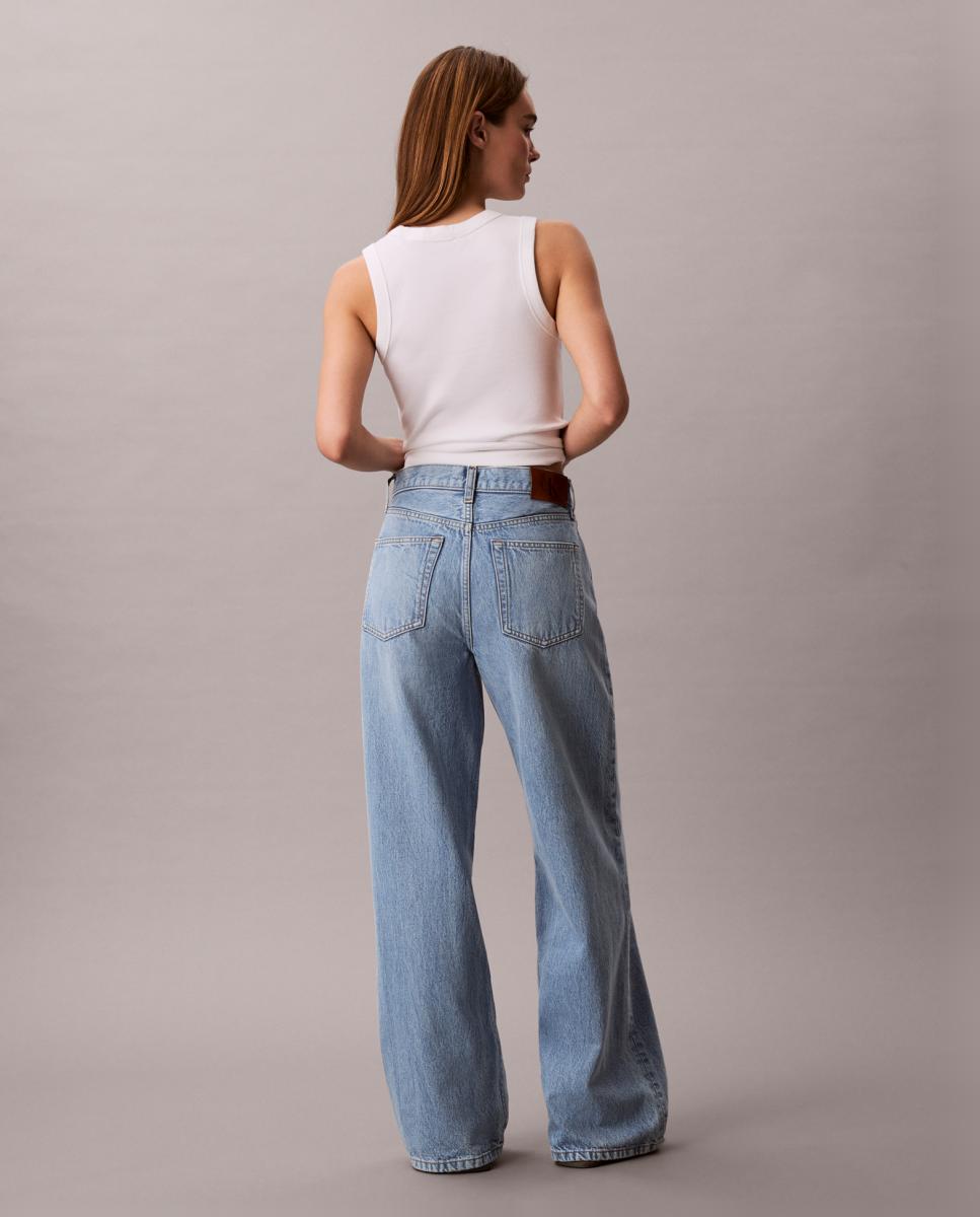 Jeans de Perna Larga Azul-claro-3