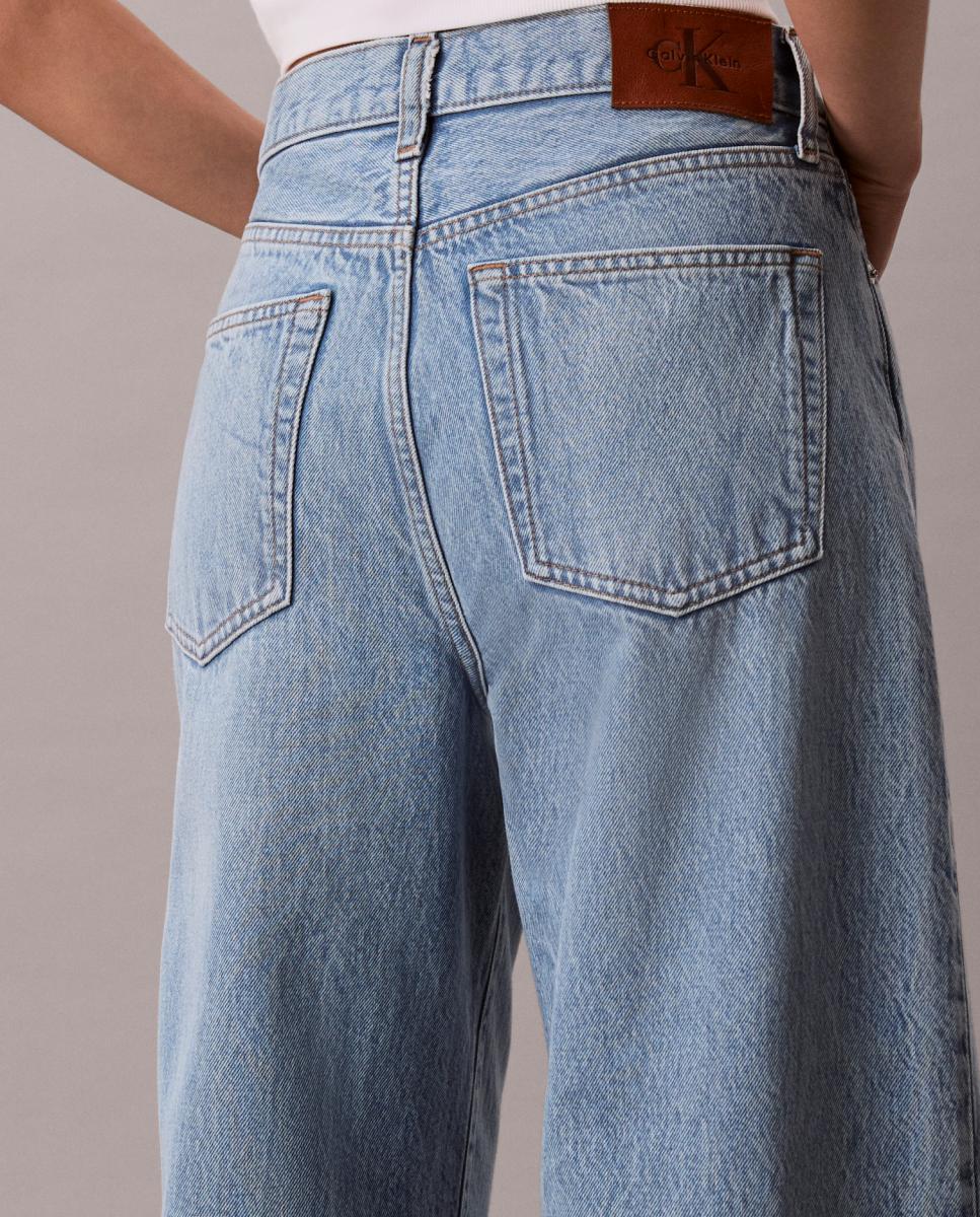 Jeans de Perna Larga Azul-claro-4