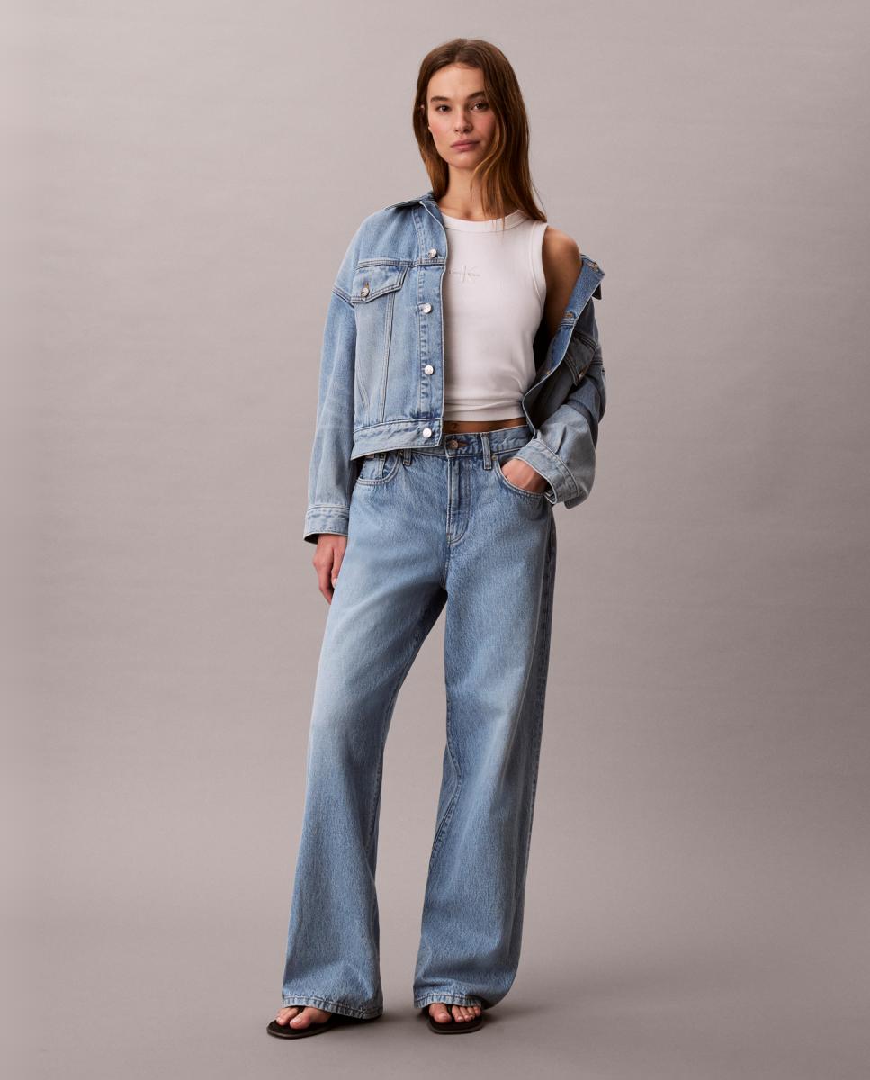Jeans de Perna Larga Azul-claro-6