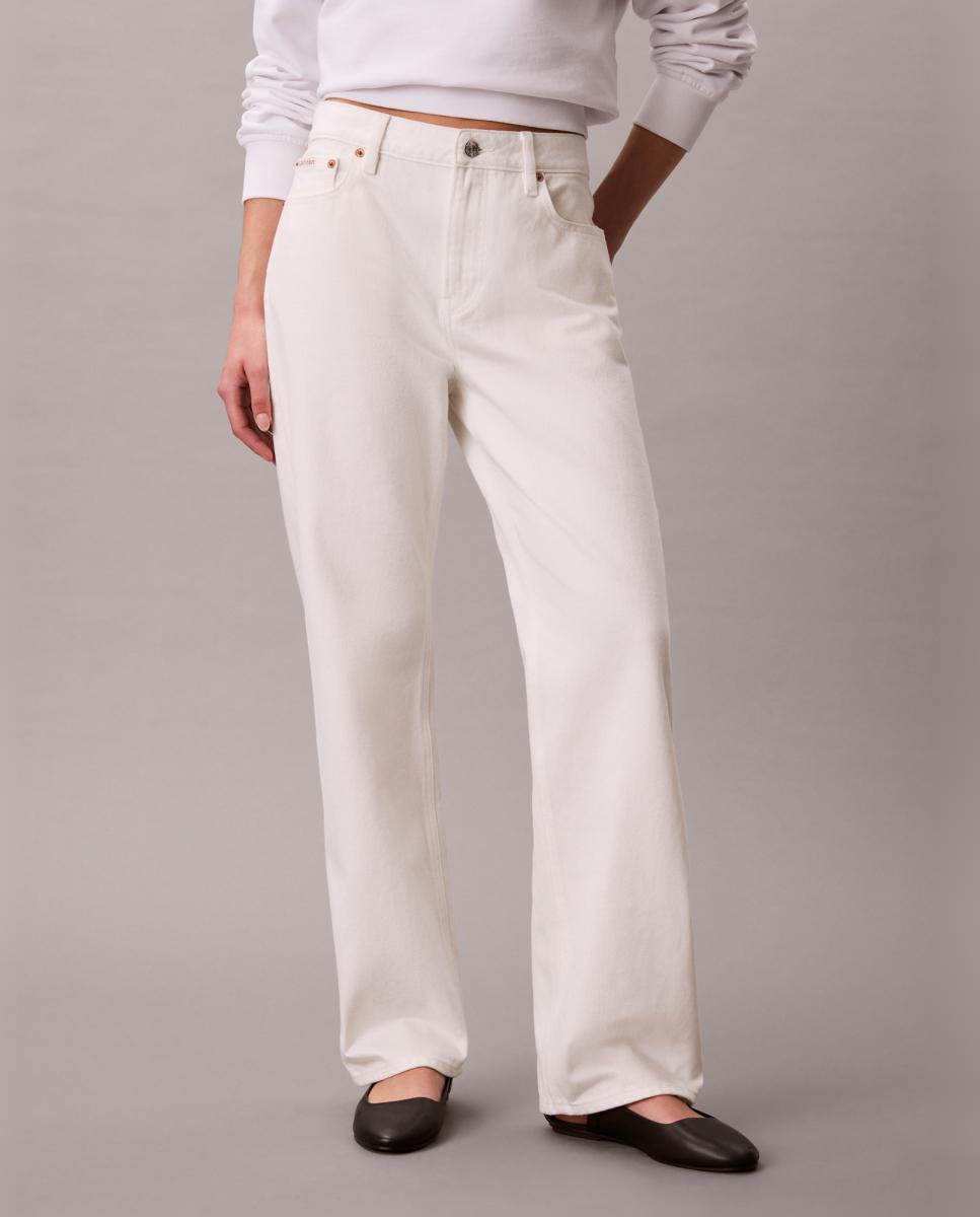 Jeans 90s Straight Branco-3