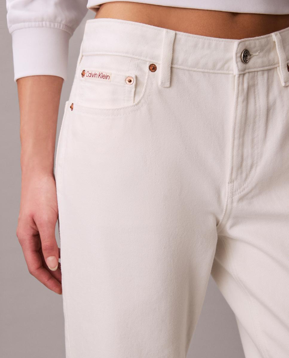 Jeans 90s Straight Branco-4