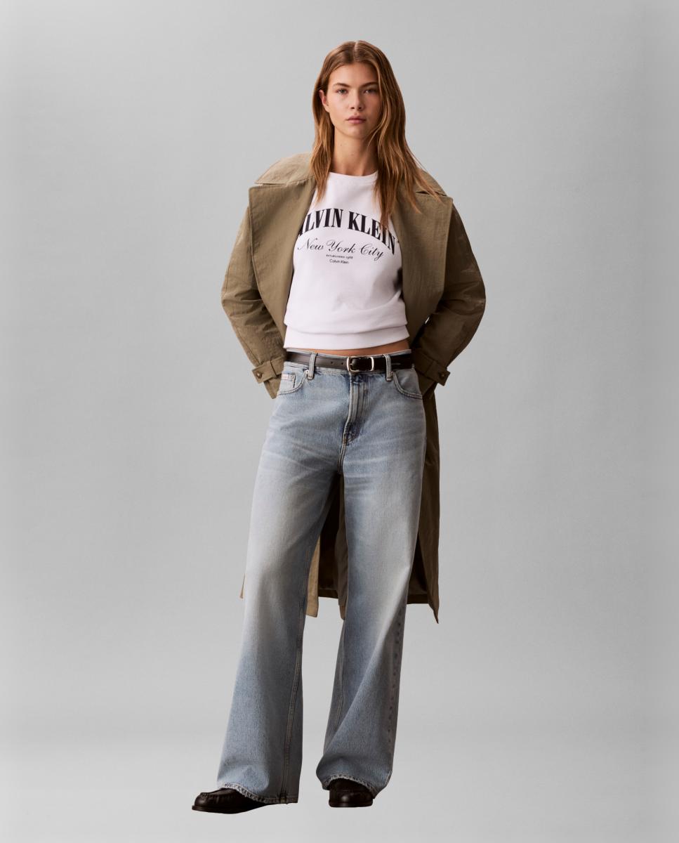 Calvin Klein Jeans - Vaquero mujer Straight Fit.