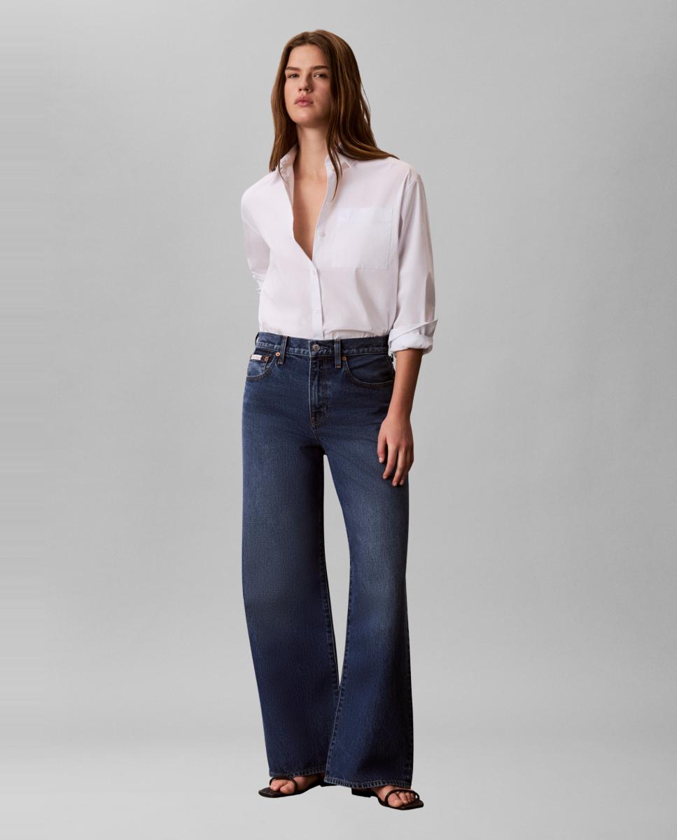 Calvin Klein Jeans - Vaquero mujer Wide Leg.