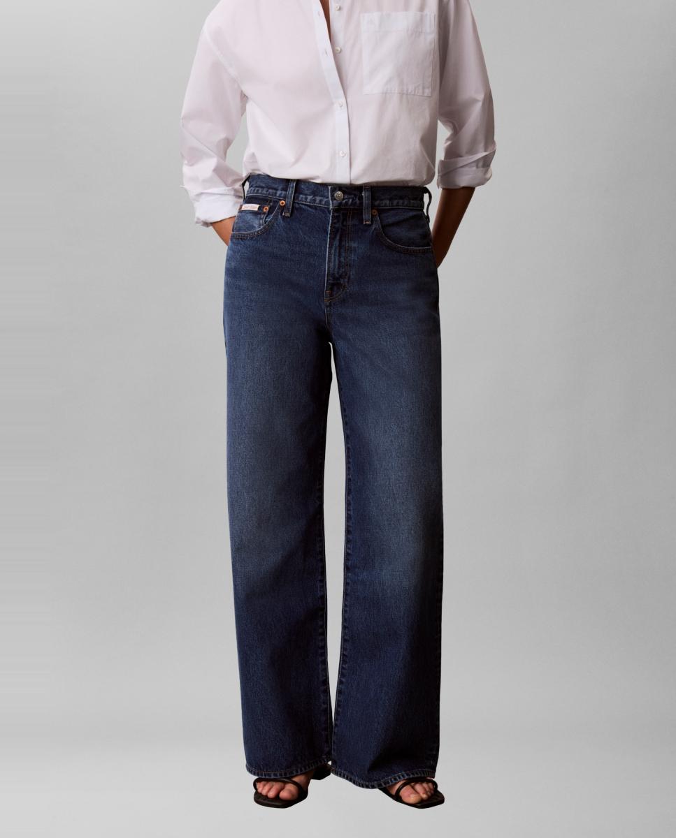 Jeans Wide Leg Azul-2