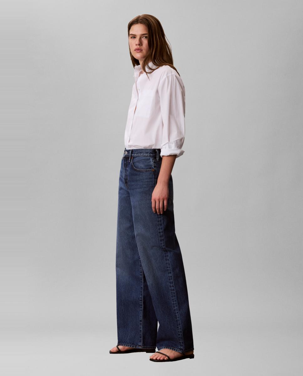 Jeans Wide Leg Azul-4