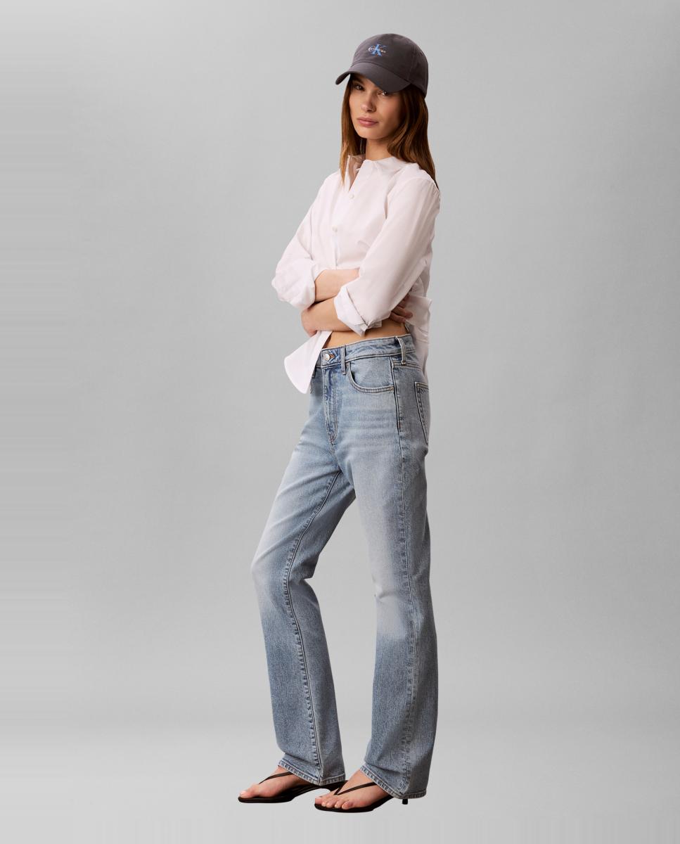 Jeans Skinny Fit Bootcut Azul-claro-5