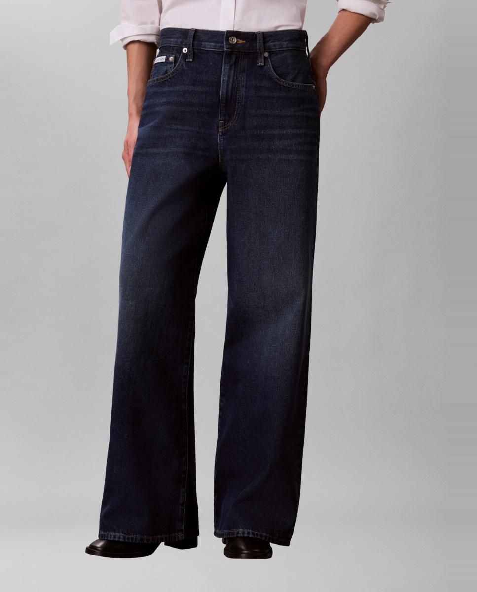 Jeans Relaxed Wide Leg Azul-2