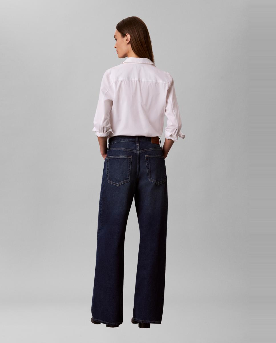 Jeans Relaxed Wide Leg Azul-3