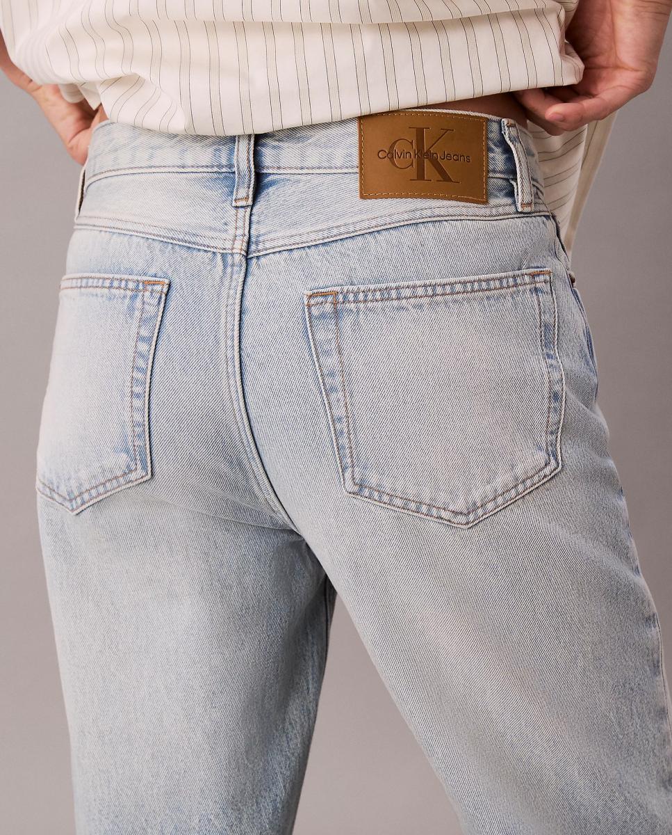 Vaquero de mujer 90s recto - Calvin Klein Jeans - Azul claro Azul claro-5