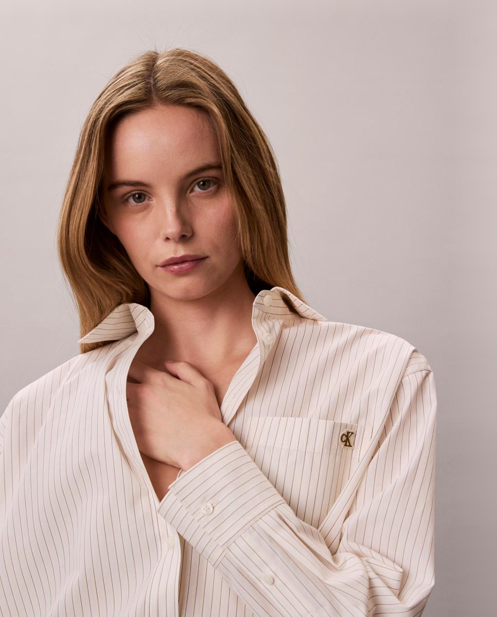 Camisa de Popelina Relaxed Fit Branco-2