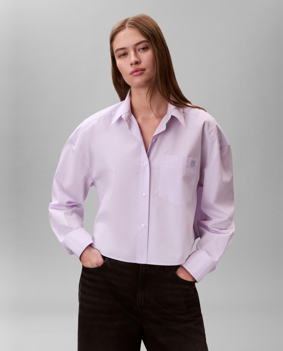 Calvin Klein Jeans - Camisa Mujer popelín.