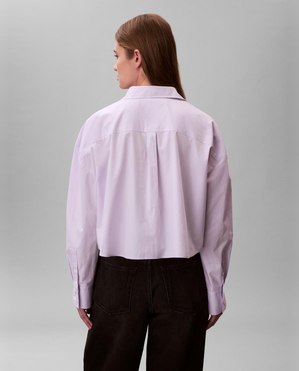 Camisa de Popelina Lilás-2