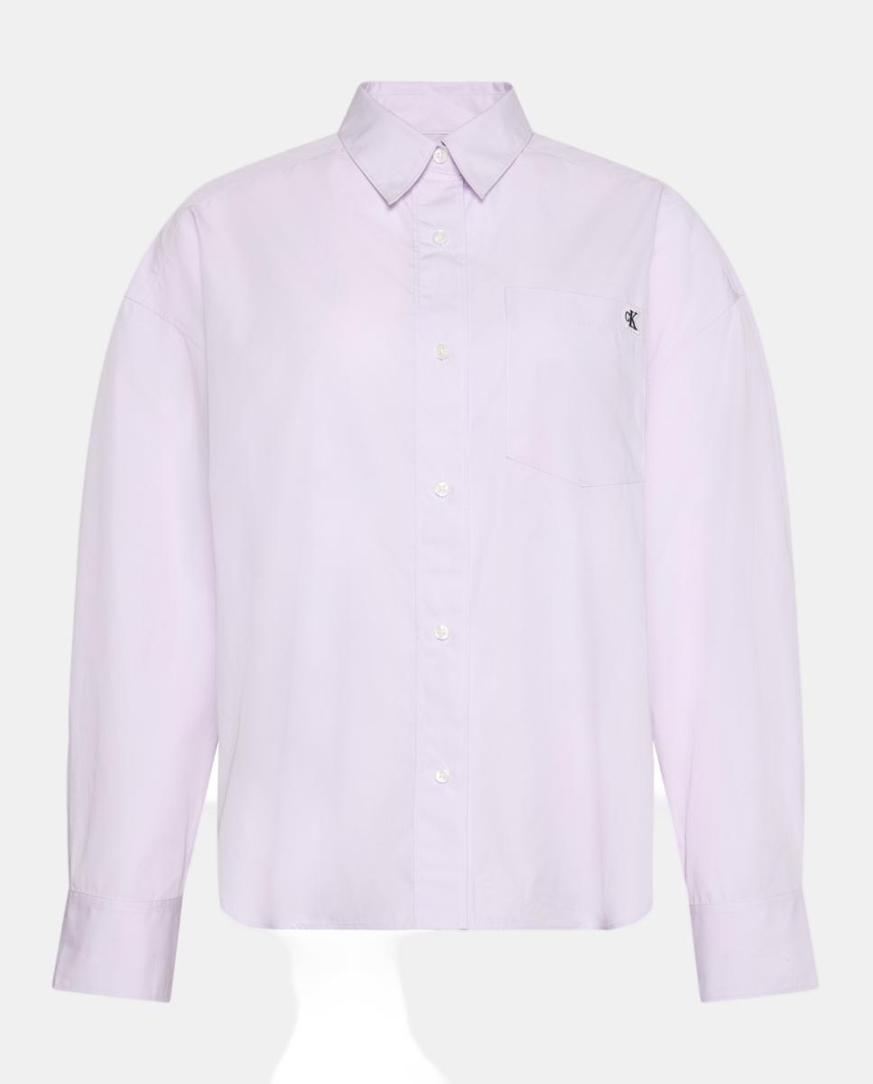Camisa de Popelina Lilás-4