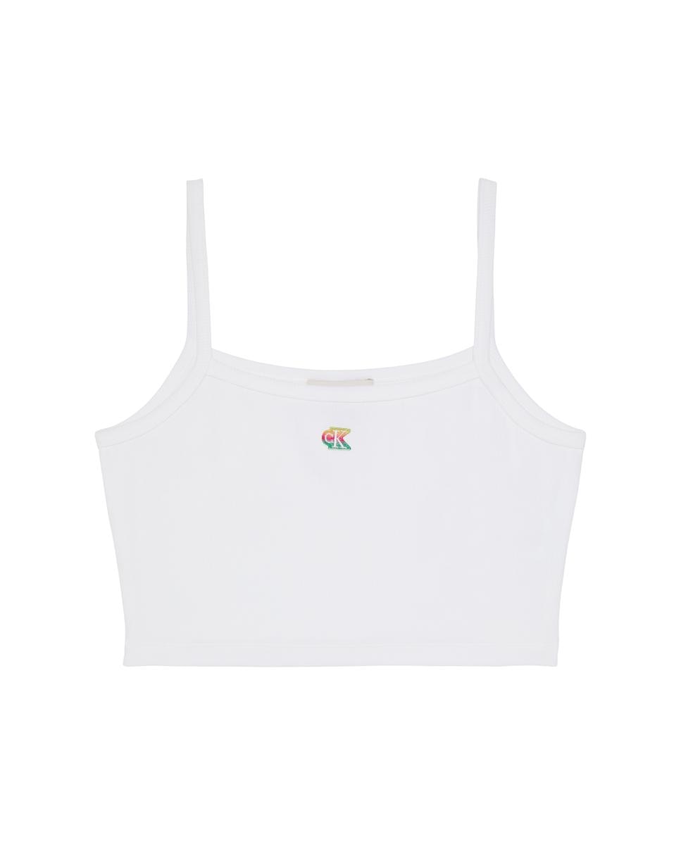 Top Curto Canelado Branco-6