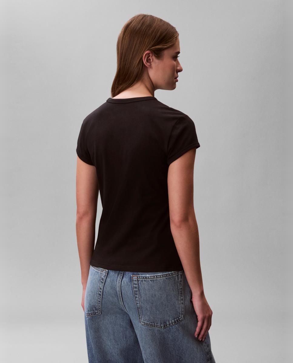 T-shirt com Logótipo Varsity Preto-2