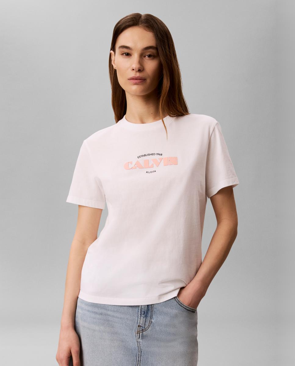 Calvin Klein Jeans - Camiseta mujer con gráfico.