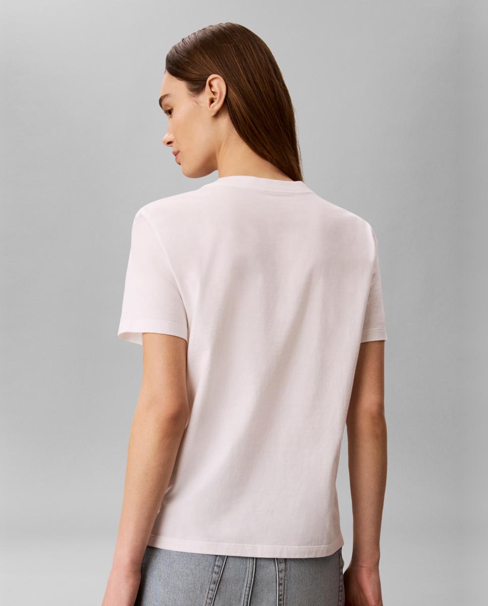 T-shirt com Estampado Gráfico Branco-2