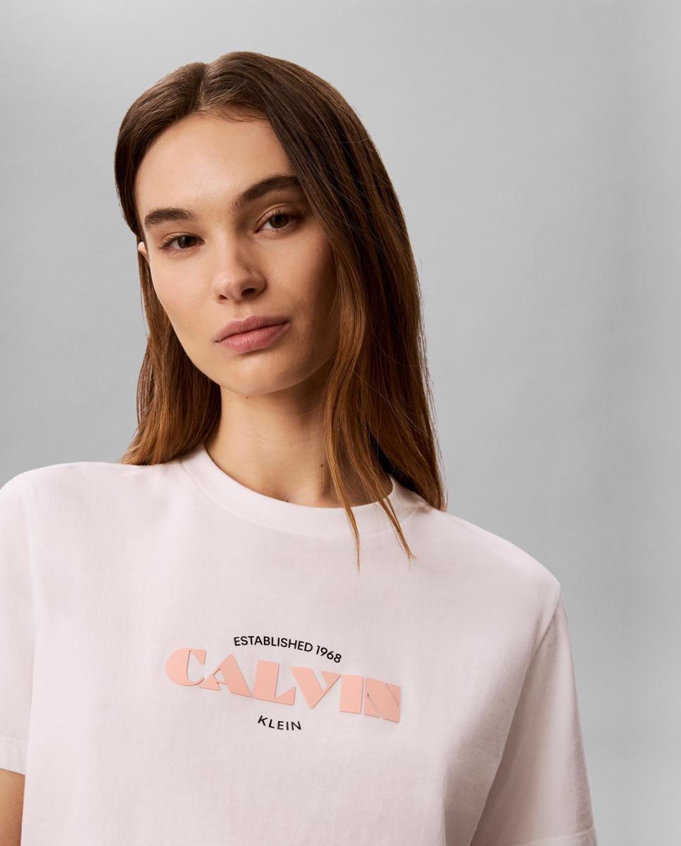 T-shirt com Estampado Gráfico Branco-3