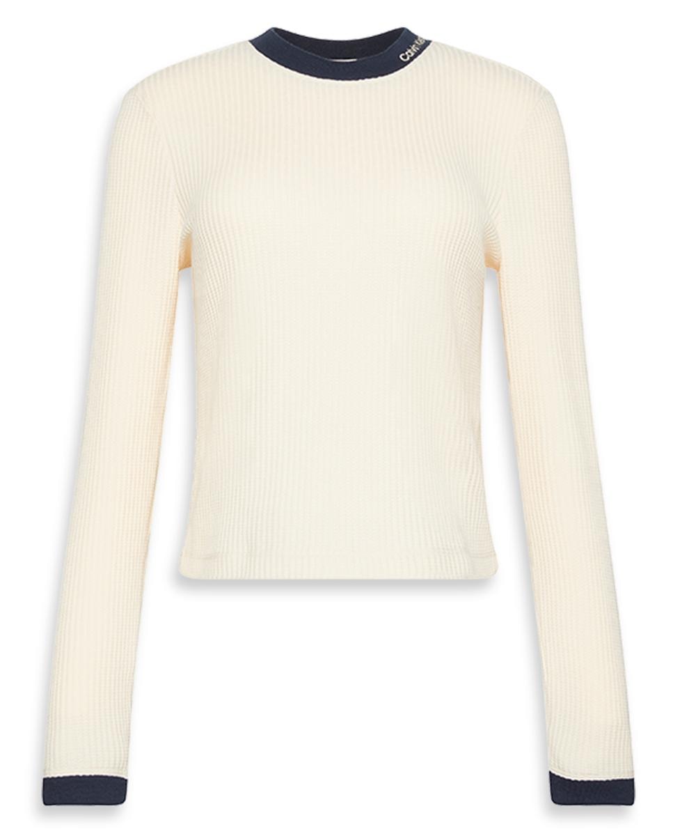 Camisola de Manga Comprida Creme-1