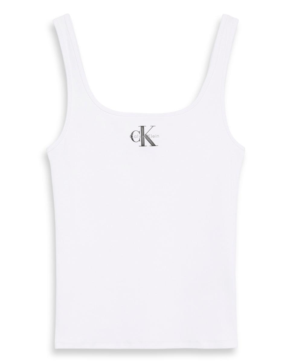 Tank Top de Alças com Logótipo Branco-6