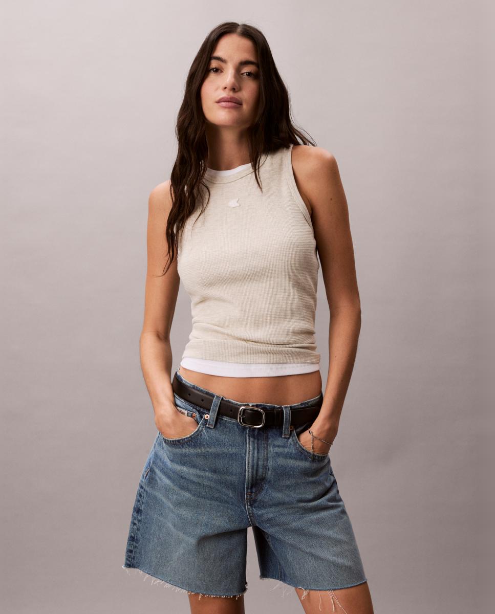 Calvin Klein Jeans - Camiseta Mujer sin mangas.