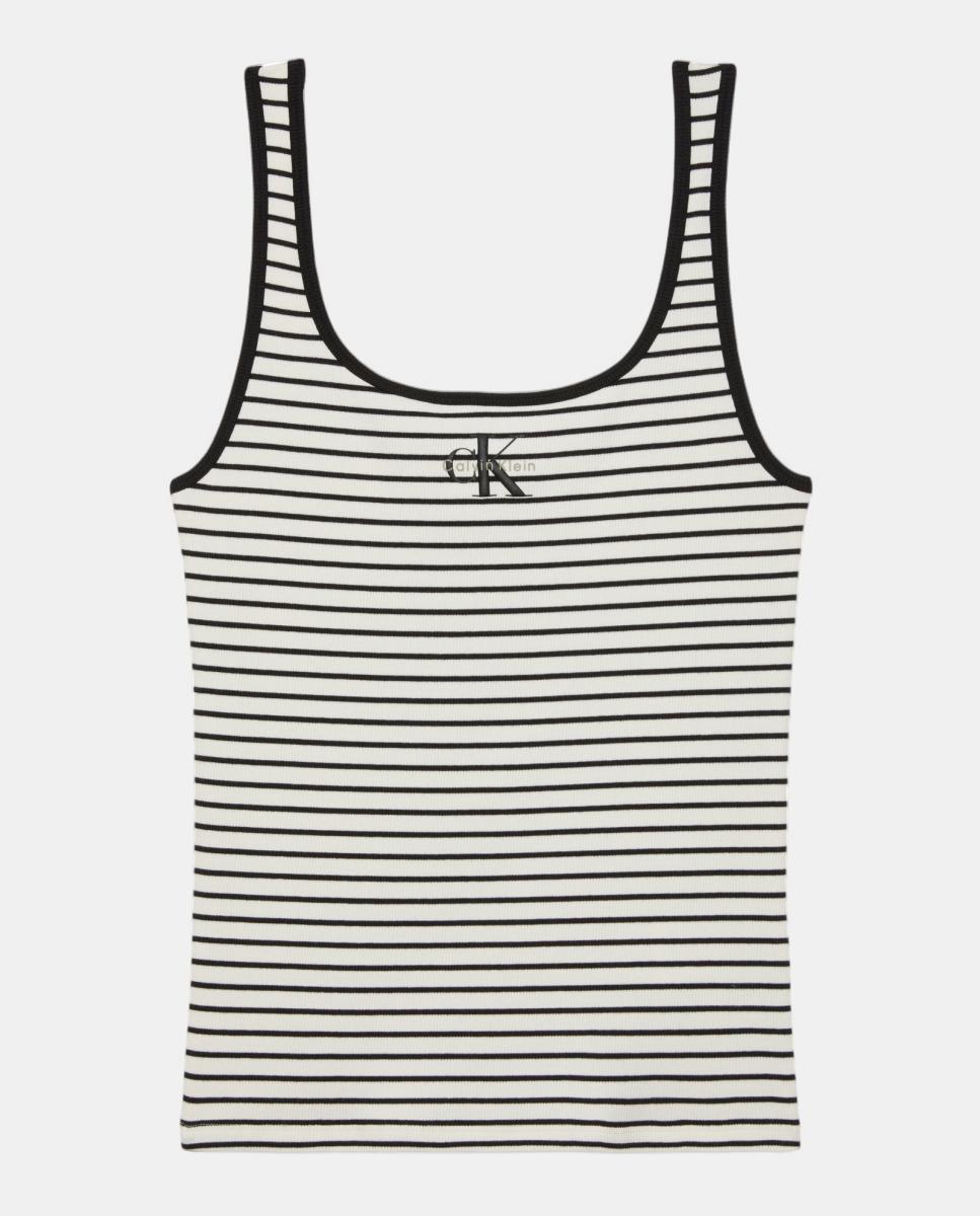 T-shirt de Alças Branco-5