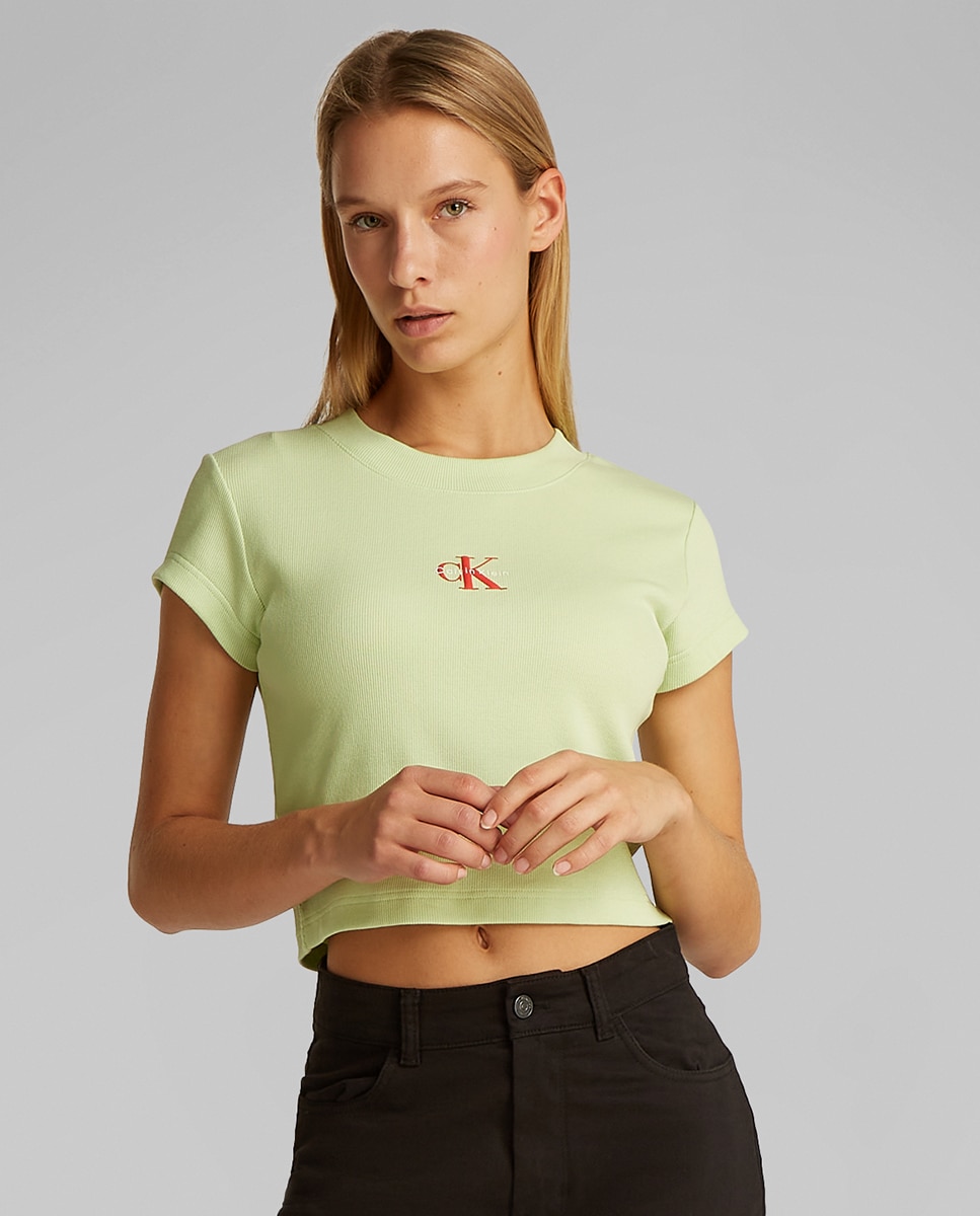 Calvin Klein Jeans - Camiseta Mujer con logo.