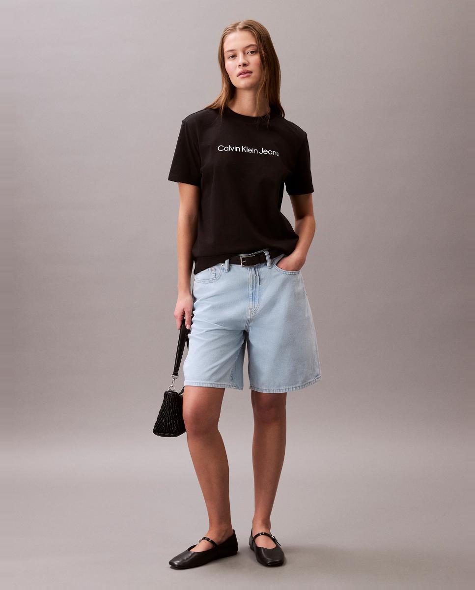 T-shirt com Logótipo Preto-2
