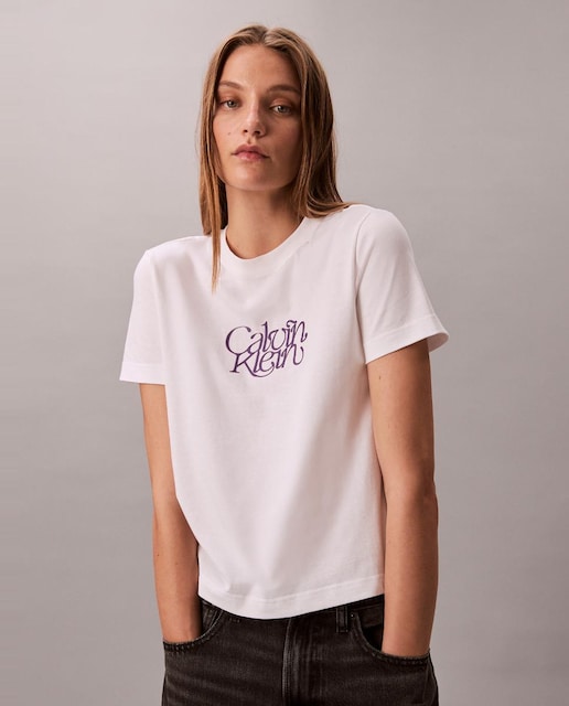 Imagem 0 de T-shirt com Logótipo em Cursivo