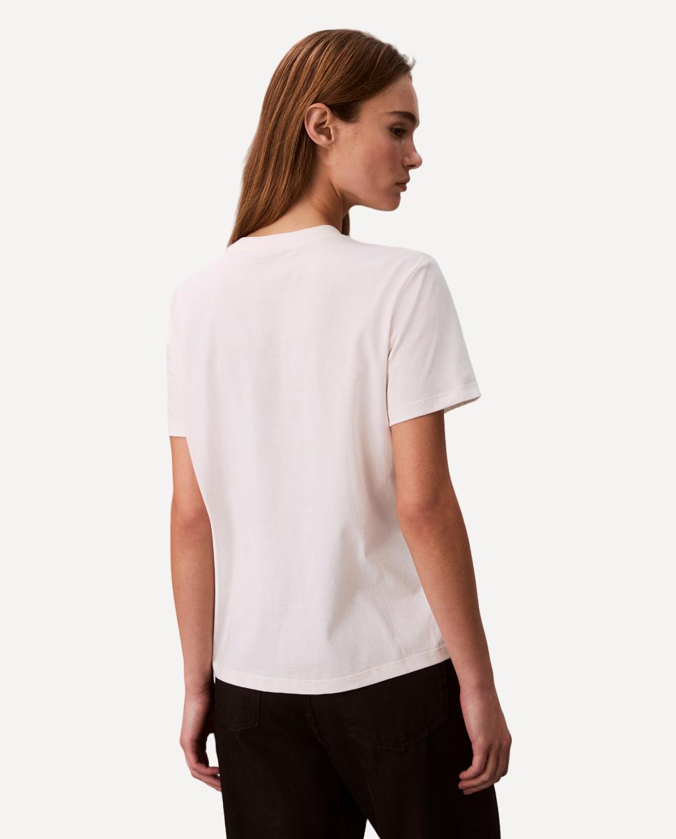 T-shirt Clássica com Logótipo Branco-2