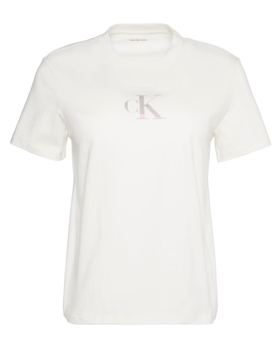 T-shirt Clássica com Logótipo Branco-5